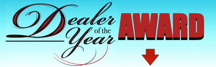 Dealer of the Year award ribbon