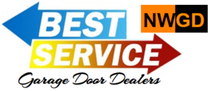 Best service NWGD garage door dealers badge