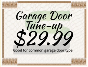 Swift garage door coupon