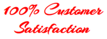 100 percent customer satisfaction